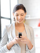 businesswoman with cell phone