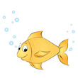 Fisch mit Blubberblasen