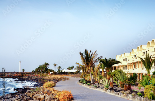 Photo: Seafront at Playa Blanca, Canary Islands Seafront at Playa Blanca, Canary Islands