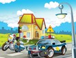 The police car officers - illustration for the children