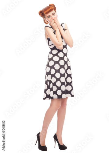 Photo: Surprised young woman Surprised young woman
