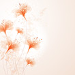 vector background with flowes