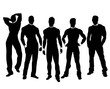 Five vector Chippendales