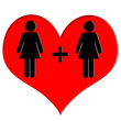 Cuore femmina-femmina