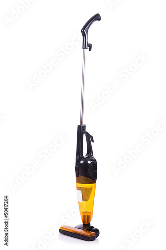 Photo: Vacuum cleaner isolated on white Vacuum cleaner isolated on white
