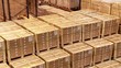 Goods in the warehouse complex.