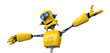 Illustration: yellow open arms yellow open arms
