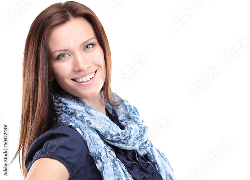Photo: Portrait of beautiful young woman posing Portrait of beautiful young woman posing