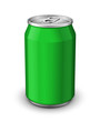 Green Aluminum Can