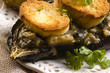 Baked stuffed eggplant