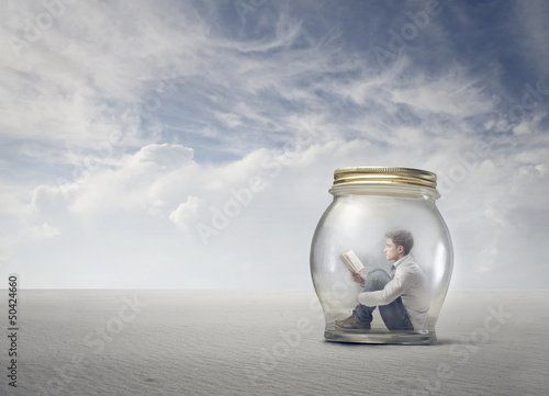 Photo: boy in the jar boy in the jar