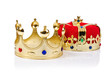 King crown isolated on white