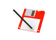 Illustration: floppy_stift_03 floppy_stift_03