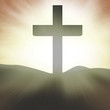 Close-up of Cross sign