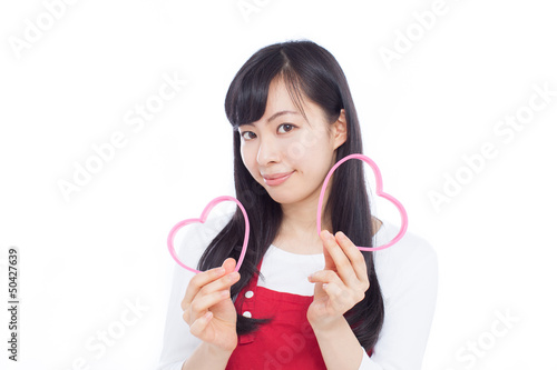 Photo: 料理をする女性 料理をする女性