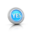 Illustration: YES button 3d YES button 3d