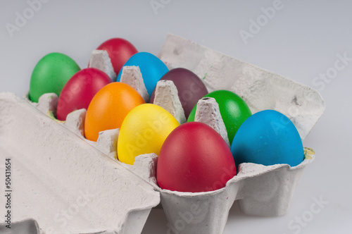 Photo: Eggs in a rows Eggs in a rows