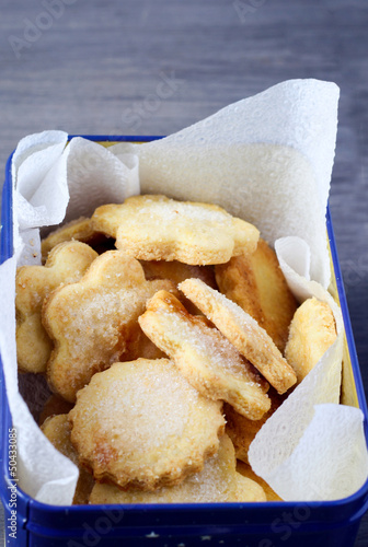 Photo: Cornmeal sugared cookies Cornmeal sugared cookies