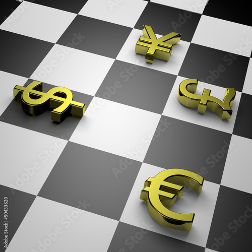 Illustration: Currency war Currency war