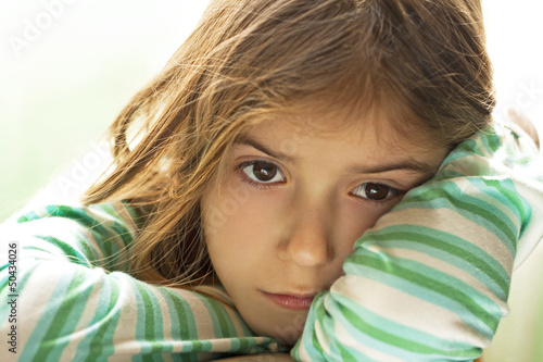 Photo: sad child-Girl With Sad Face sad child-Girl With Sad Face