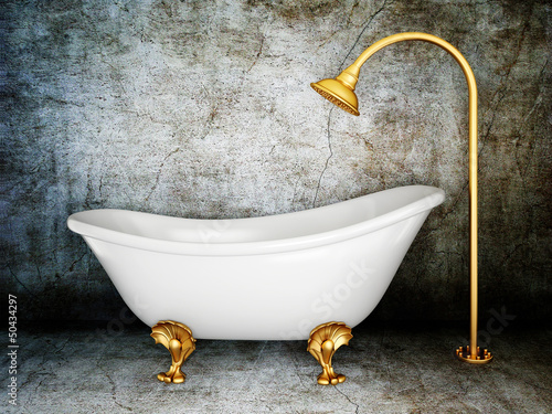 Illustration: bathtub bathtub