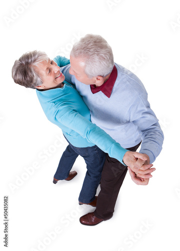 Photo: Portrait Of Senior Couple Dancing Portrait Of Senior Couple Dancing