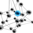 Social Media und Netzwerk - 3D Grafik / 3d Illustration