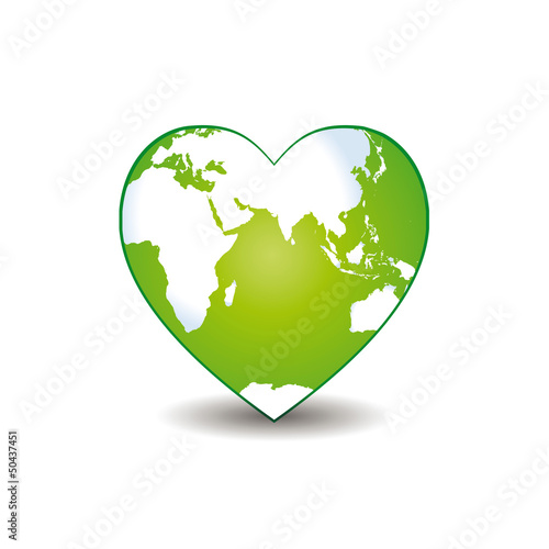 Vector: I love earth I love earth