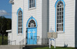 Quebec, the historical church of Baie Sainte Catherine