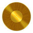 Golden Vinyl Record