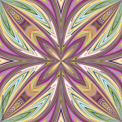 Vector: Modern floral pattern from Asia, seamless Modern floral pattern from Asia, seamless