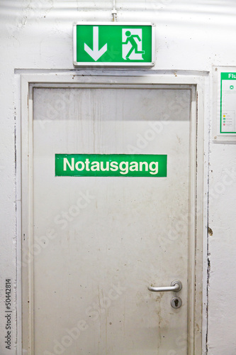 Photo: Notausgang Notausgang