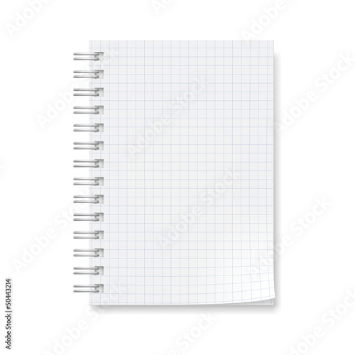Vector: Realistic notebook Realistic notebook