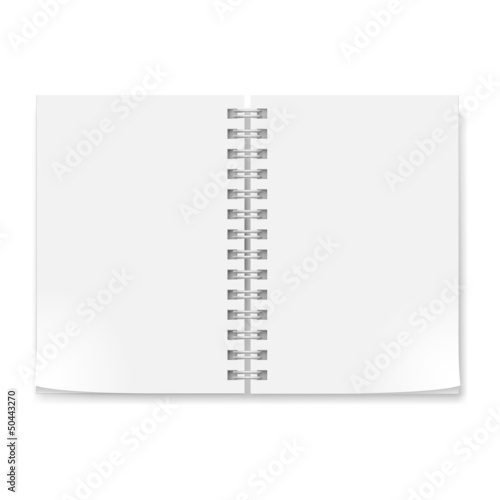 Vector: Realistic notebook Realistic notebook