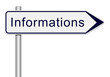 Vector: Panneau informations Panneau informations