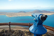 Foto: Island La Graciosa seen from Mirador del Rio, Lanzarote Island La Graciosa seen from Mirador del Rio, Lanzarote
