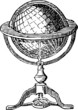 vintage globe
