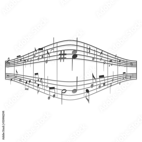 Vector: Musik Noten Notenschlüssel Musik Noten Notenschlüssel