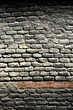 Background, muro de ladrillos ennegrecidos por el humo