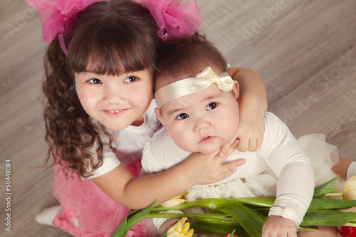 Photo: Portrait of two sisters Portrait of two sisters