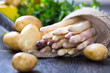 Spargel frisch 2 Wahl mit neuen Kartoffeln