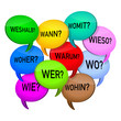Vektor: sprechblasen v3 w-fagen III sprechblasen v3 w-fagen III