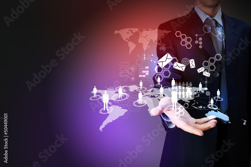Photo: Modern wireless technology and social media Modern wireless technology and social media