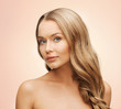 beautiful woman with long hair