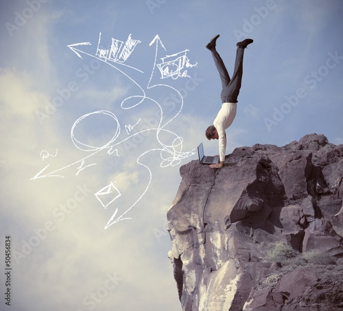 Photo: Risks and challenges of business life Risks and challenges of business life