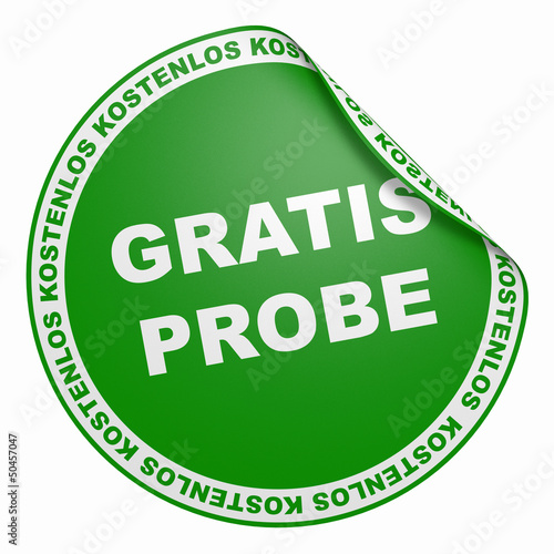 Illustration: 3D Aufkleber - Gratis Probe 3D Aufkleber - Gratis Probe