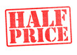 HALF PRICE Rubber Stamp