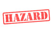 HAZARD Rubber Stamp