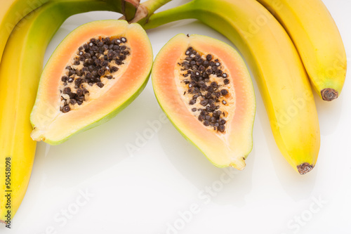 Photo: papaya mit banane 2 papaya mit banane 2