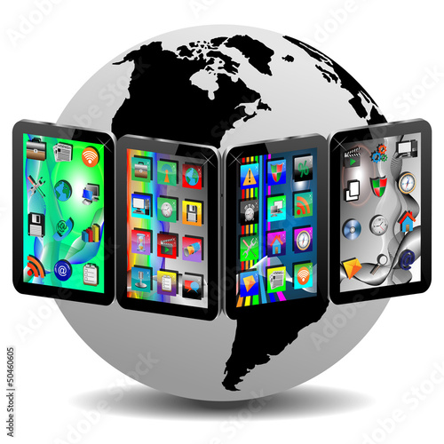 Illustration: Tablets and Earth Tablets and Earth